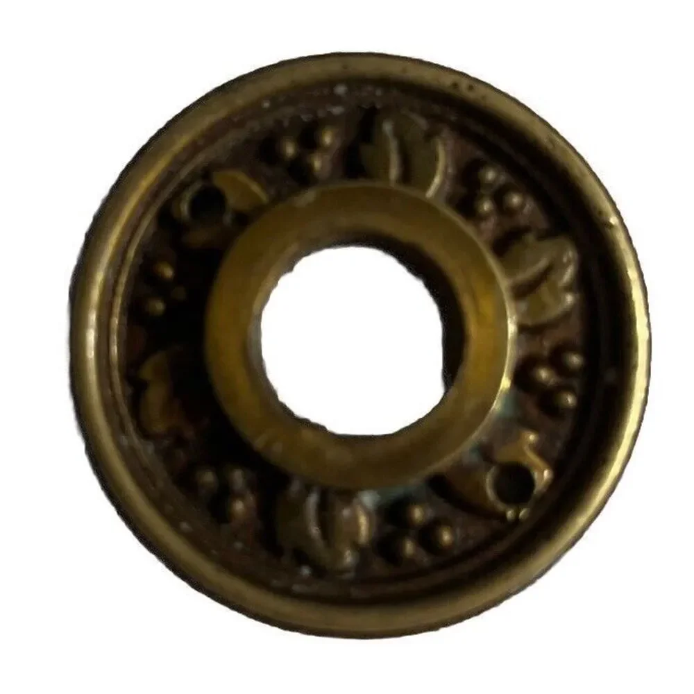 Antique Brass Gold Finish PE Guerin Door Hardware Handle,Rosette, Mounting Screw